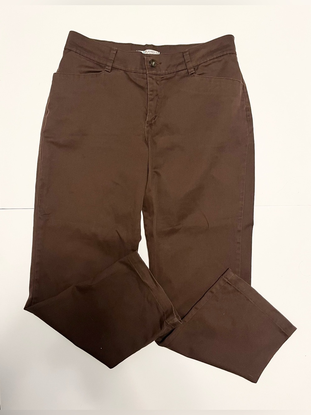 Lee Brown Straight-Leg Pants